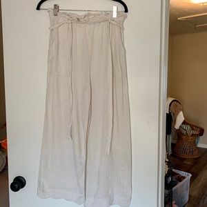 High waist Cropped pant